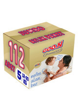 Goon Premium Soft Junior 5 Numara Cırtlı Bebek Bezi 112 Adet