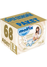 Molfix Pure & Soft 3 Numara Cırtlı Bebek Bezi 68 Adet