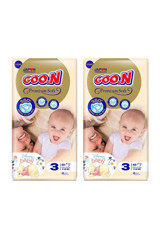 Goon Premium Soft 3 Numara Cırtlı Bebek Bezi 80 Adet