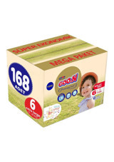Goon Premium Soft 6 Numara Külot Bebek Bezi 168 Adet