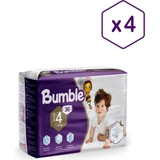 Bumble İkiz Paket 4 Numara Cırtlı Bebek Bezi 4x36 Adet