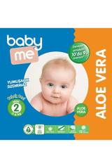 Baby&Me Aloe Vera Mini 2 Numara Cırtlı Bebek Bezi 50 Adet