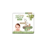 Baby Turco Doğadan Junior 5 Numara Cırtlı Bebek Bezi 48 Adet