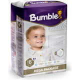Bumble Mega Paket Maxi 6 Numara Cırtlı Bebek Bezi 64 Adet
