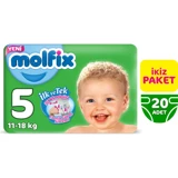 Molfix Junior 5 Numara Cırtlı Bebek Bezi 20 Adet