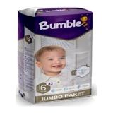 Bumble Jumbo Paket 6 Numara Cırtlı Bebek Bezi 42 Adet