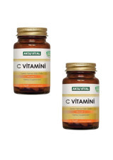 Aksu Vital C Vitamini Portakallı Yetişkin 2x60 Adet