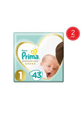 Prima Premium Care Yenidoğan 1 Numara Cırtlı Bebek Bezi 86 Adet