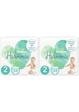 Prima Harmonie Mini 2 Numara Organik Cırtlı Bebek Bezi 2x24 Adet