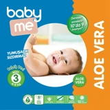 Baby&Me Aloe Vera Midi 3 Numara Cırtlı Bebek Bezi 50 Adet
