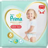 Prima Premium Care 6 Numara Külot Bebek Bezi 2 Adet