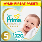 Prima Premium Care 5 Numara Cırtlı Bebek Bezi 120 Adet