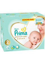 Prima Premium Care 2 Numara Cırtlı Bebek Bezi 88 Adet