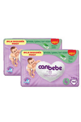 Canbebe Maxi 4 Numara Bantlı Bebek Bezi 320 Adet