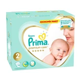 Prima Premium Care 2 Numara Organik Göbek Oyuntulu Cırtlı Bebek Bezi 120 Adet