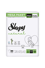 Sleepy Junior Mega Paket 5 Numara Organik Cırtlı Bebek Bezi 112 Adet