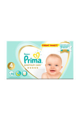 Prima Premium Care 4 Numara Cırtlı Bebek Bezi 94 Adet