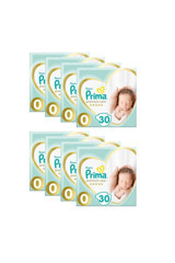 Prima Premium Care Prematüre 0 Numara Cırtlı Bebek Bezi 8x30 Adet
