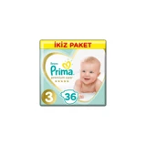 Prima Premium Care 3 Numara Cırtlı Bebek Bezi 72 Adet