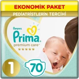 Prima Premium Care 1 Numara Cırtlı Bebek Bezi