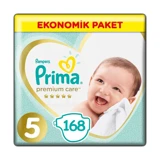 Prima Premium Care 5 Numara Cırtlı Bebek Bezi 4x42 Adet