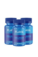 Flava Collagen Hyaluronic Acid Tablet Kolajen 3x30 Tablet