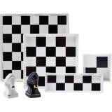 Karaca Chess Kare Desenli 22 Parça 6 Kişilik New Bone Kahvaltı Takımı Çok Renkli