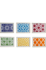 Porland Morocco Desenli 6 Parça 6 Kişilik Porselen Kahvaltı Takımı Çok Renkli