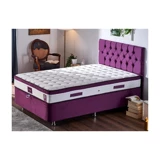 Niron Yatak Violet 120x200 cm Başlıklı Yataklı Sandıklı Tek Kişilik Baza Seti Mor