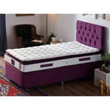 Niron Yatak Purple 90x190 cm Başlıklı Yataklı Sandıklı Tek Kişilik Baza Seti Mor