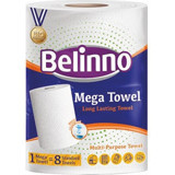 Belinno Mega 3 Katlı 750 Yaprak Tekli Rulo Kağıt Havlu