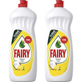 Fairy Orijinal Limon Kokulu Sıvı El Bulaşık Deterjanı 2x650 ml
