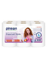 Pinson Professional Extra Sensörlü Dispenser 2 Katlı 6'lı Rulo Kağıt Havlu
