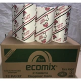 Ecomix 2 Katlı 100 Yaprak 12'li Z Katlama Kağıt Havlu
