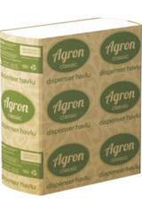 Agron Classic 2 Katlı 1200 Yaprak 6'lı Z Katlama Kağıt Havlu