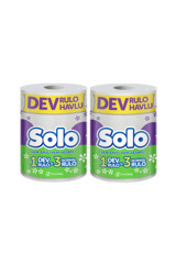 Solo Dev 2 Katlı 2'li Rulo Kağıt Havlu