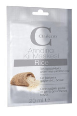 Claderm Rice Killi Nemlendiricili Kağıt Yüz Maskesi 50 ml