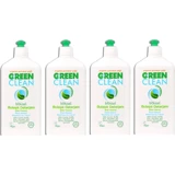 Clean Green Portakal Yağı Kokulu Organik Sıvı El Bulaşık Deterjanı 4x730 ml