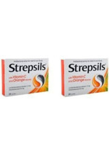 Strepsils Vitamin C Portakallı Yetişkin 2x24 Adet
