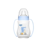 Wee Baby Akıtmaz Kulplu 250 ml Alıştırma Bardağı Mavi