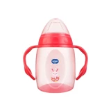 Wee Baby 169 Akıtmaz Kulplu 6+ Ay 250 ml Alıştırma Bardağı Pembe