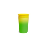 Munchkin Akıtmaz Kulpsuz 12+ Ay 266 ml Alıştırma Bardağı Yeşil-Sarı
