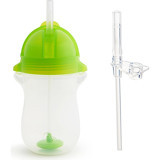 Munchkin Pipetli Akıtmaz Kulpsuz 12+ Ay 296 ml Alıştırma Bardağı Yeşil