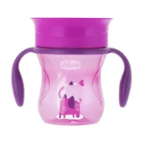 Chicco Kulplu 12+ Ay 200 ml Alıştırma Bardağı Pembe