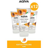 Agiva Kayısılı Siyah Nokta Karşıtı Jel Kavanoz Yüz Peelingi 12x150 ml