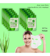 Xolo Nem Bombası Nemlendirici Sıkılaştırıcı Aloe Veralı Nemlendiricili Kağıt Yüz Maskesi 5x150 ml