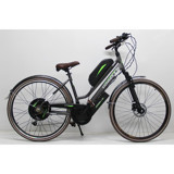 Dorello 750 W 90 Km Menzil 21 Vites Elektrikli Şehir / Tur Bisiklet Gri Yeşil