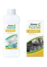 Amway Home Dish Drops Aleo Vera Kokulu Organik Sıvı El Bulaşık Deterjanı 1 lt +Dish Drops Ovma Teli 4 Adet