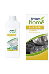 Amway Home Dish Drops Aleo Vera Kokulu Organik Sıvı El Bulaşık Deterjanı 1 lt + Dish Drops Scrub Buds
