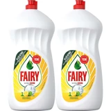 Fairy Ultra Hızlı Limon Kokulu Sıvı El Bulaşık Deterjanı 2x1.5 lt